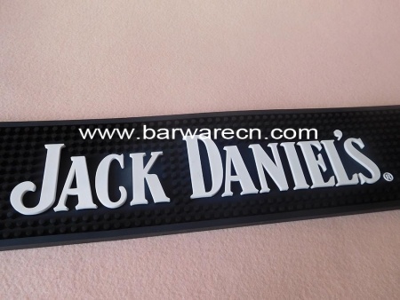 siyah pvc jack daniels bar servis mat 