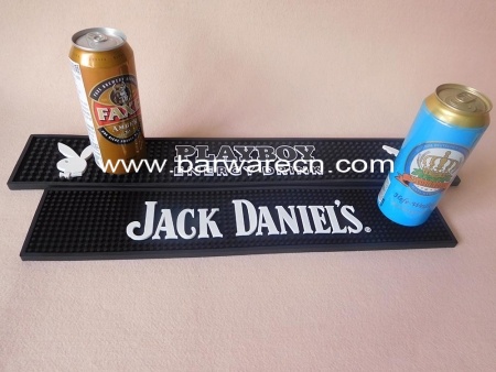 siyah pvc jack daniels bar servis mat 