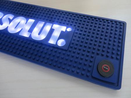 özelleştirilmiş logo ile led pvc bar damla mat 