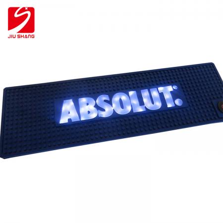 özelleştirilmiş logo ile led pvc bar damla mat 