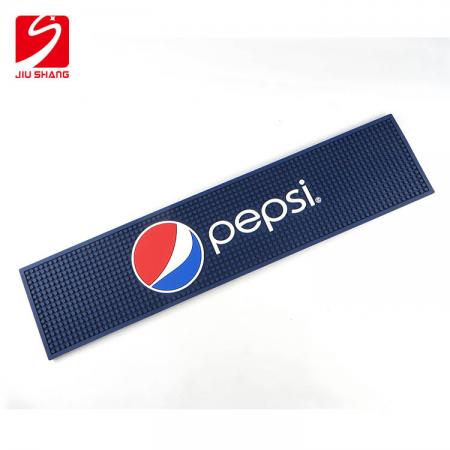 pepsi kokteyl barmen bar mat mavi ve siyah 