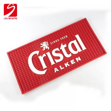 cristal yumuşak pvc bar mat özelleştirilmiş bar mat içecek 