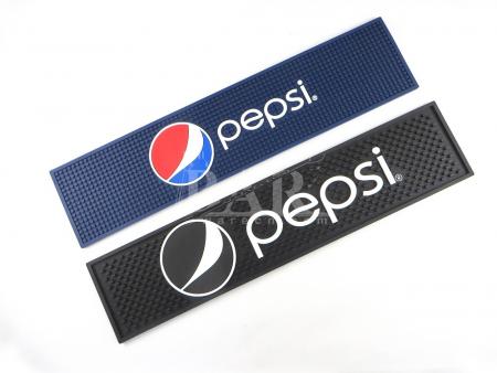 pepsi kokteyl barmen bar mat mavi ve siyah 