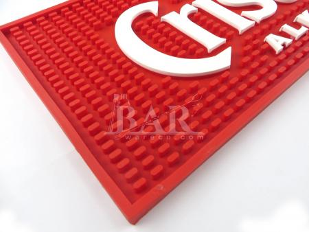 cristal yumuşak pvc bar mat özelleştirilmiş bar mat içecek 