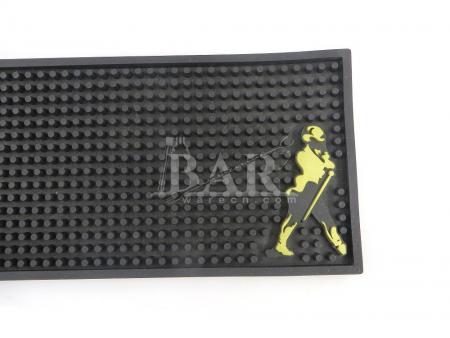 johnnie yürüteç bira etiket bar koşucu kayma pvc bar mat 