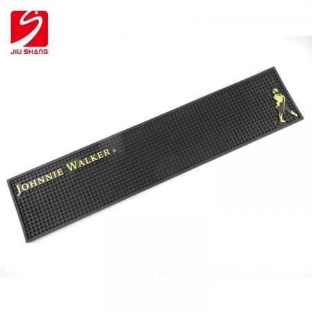 johnnie yürüteç bira etiket bar koşucu kayma pvc bar mat 