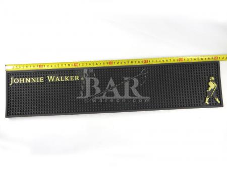 johnnie yürüteç bira etiket bar koşucu kayma pvc bar mat 