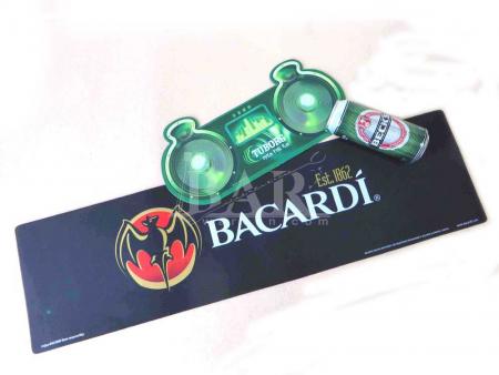 yeni tasarım yumuşak kauçuk jagermeister bira bar mat 