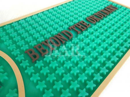 Satılık özelleştirilmiş yeni tasarım 3d pvc bar mat 