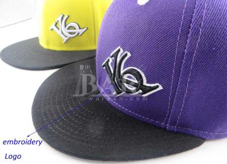 Spor için özelleştirilmiş 3d nakış logo pamuk snapback kap 