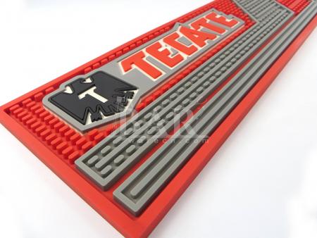 Tecate bira etiket bar koşucu kaliteli pvc bar mat 